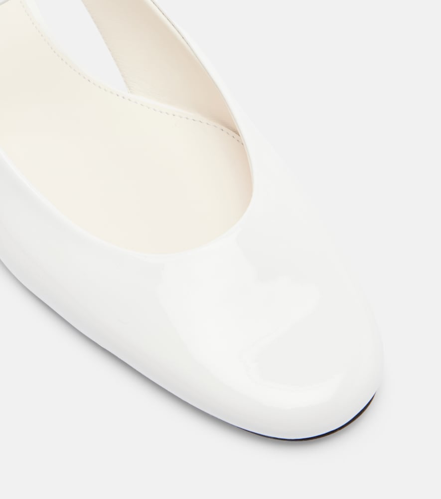  Toteme Toteme Mary-jane-ballerinas Aus Lackleder 