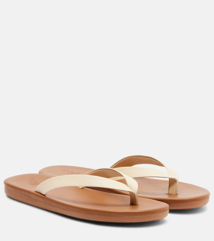 Ancient Greek Sandals Tongs Saionara en cuir