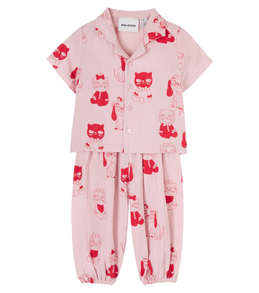 Cotton Poplin Shirt by Mini Rodini