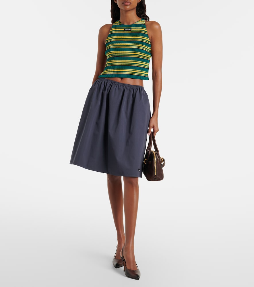  Miu Miu Miu Miu Top Aus Rippstrick 