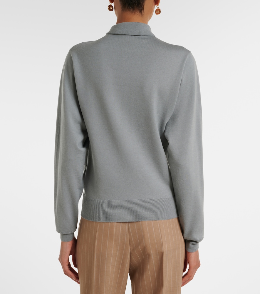 Garavani Tie-Neck Virgin Sweater
