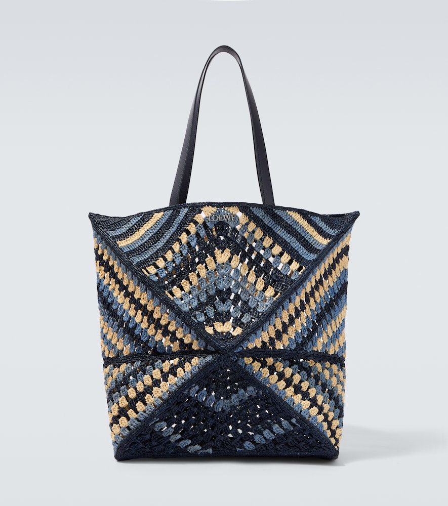Loewe Men's Blue Paula's Ibiza Puzzle Fold Xl Tote Bag - Mytheresa