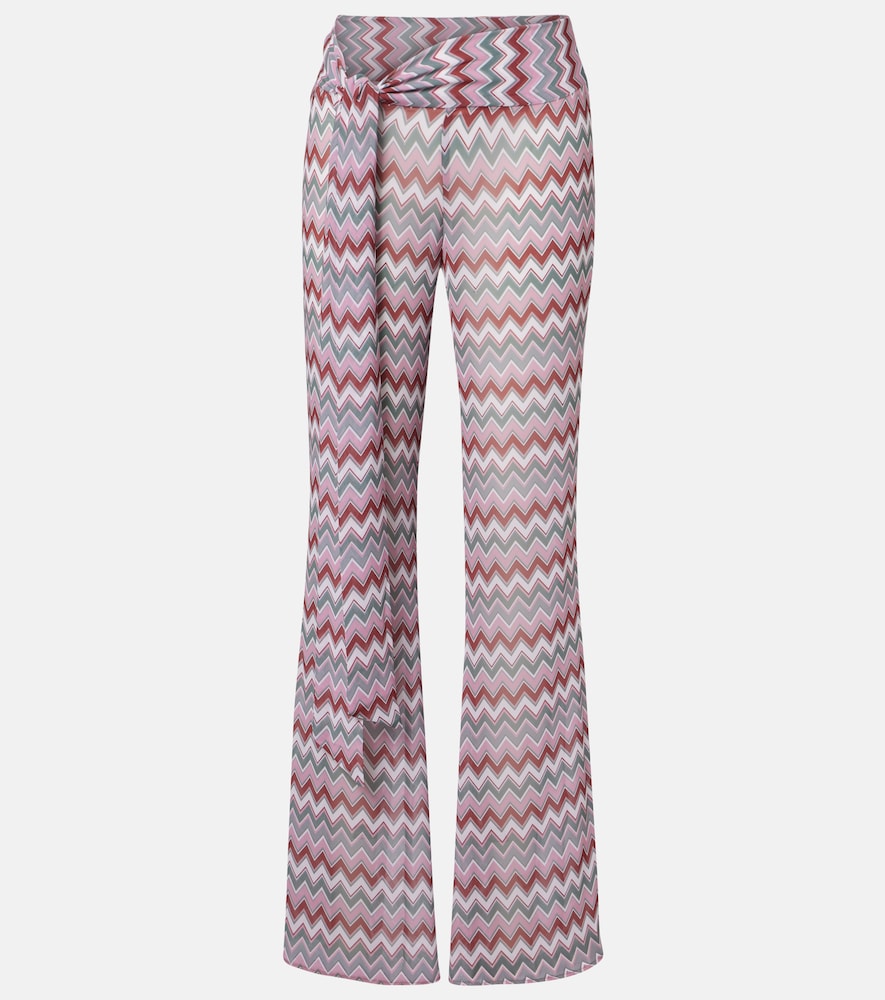 Bananhot Bowie chevron flared pants