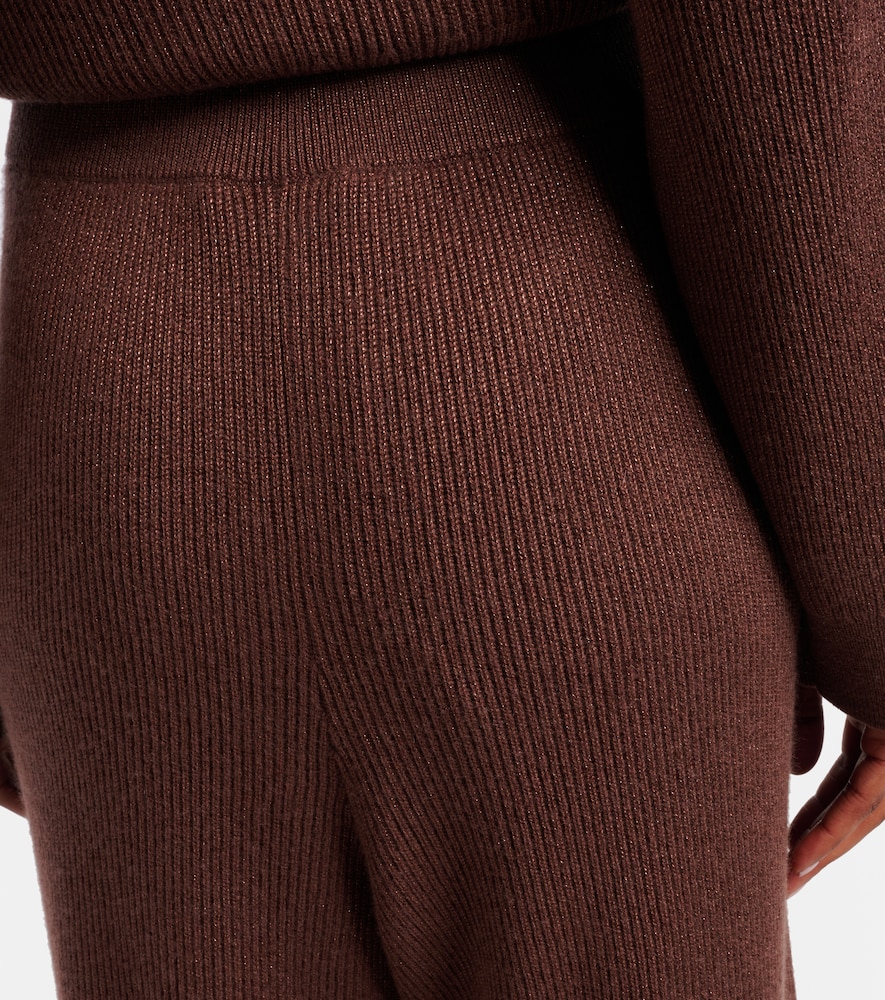 Cashmere-Blend Straight Pants