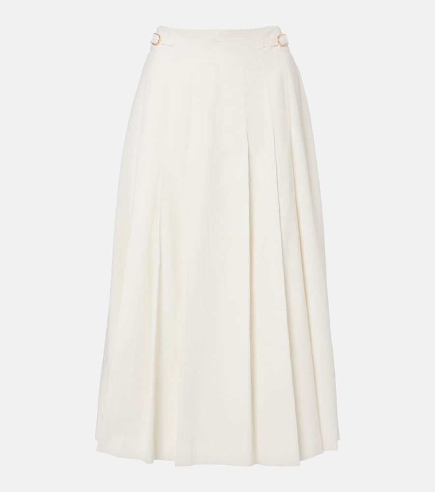 Gabriela Hearst Wesley pleated cotton corduroy midi skirt | Thumbnail 7 Gabriela Hearst Wesley pleated cotton corduroy midi skirt | Thumbnail 7