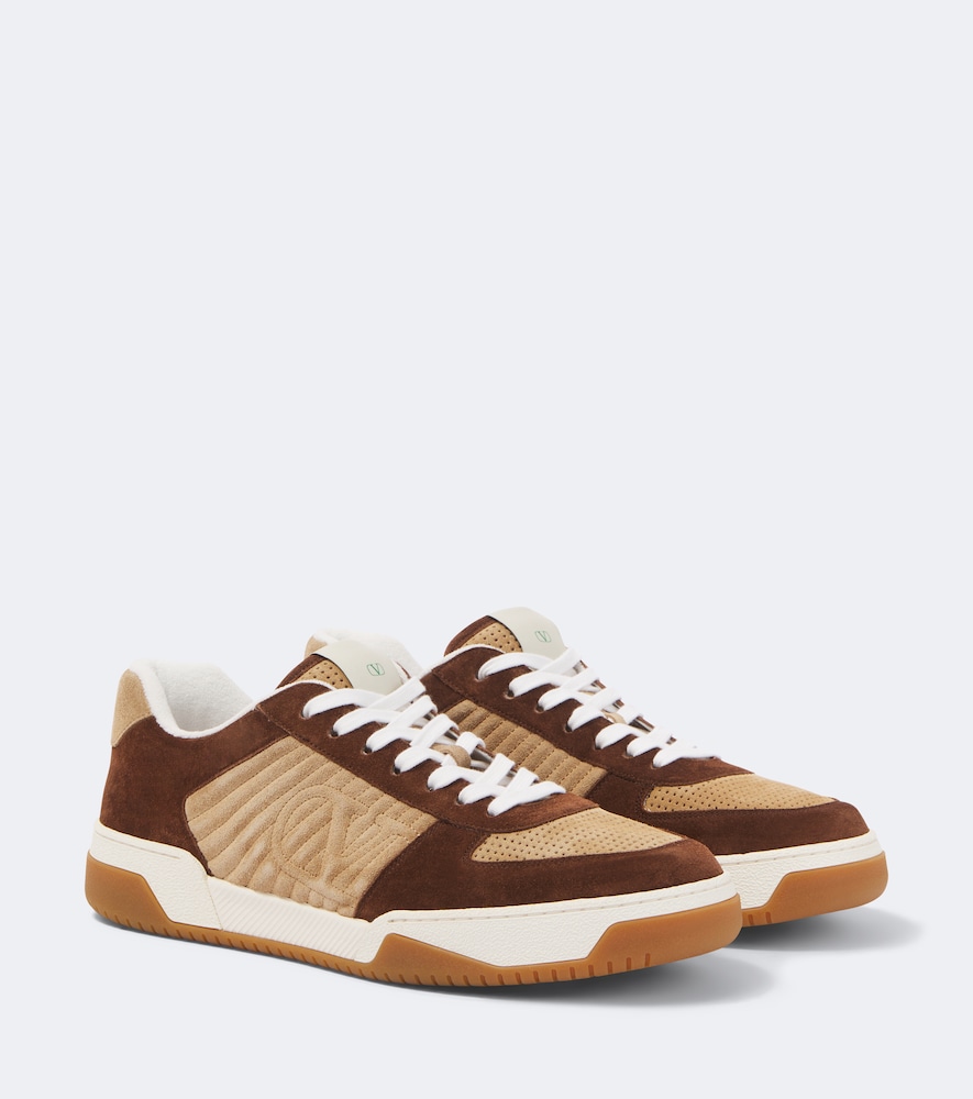 Sneakers Sparry aus Veloursleder