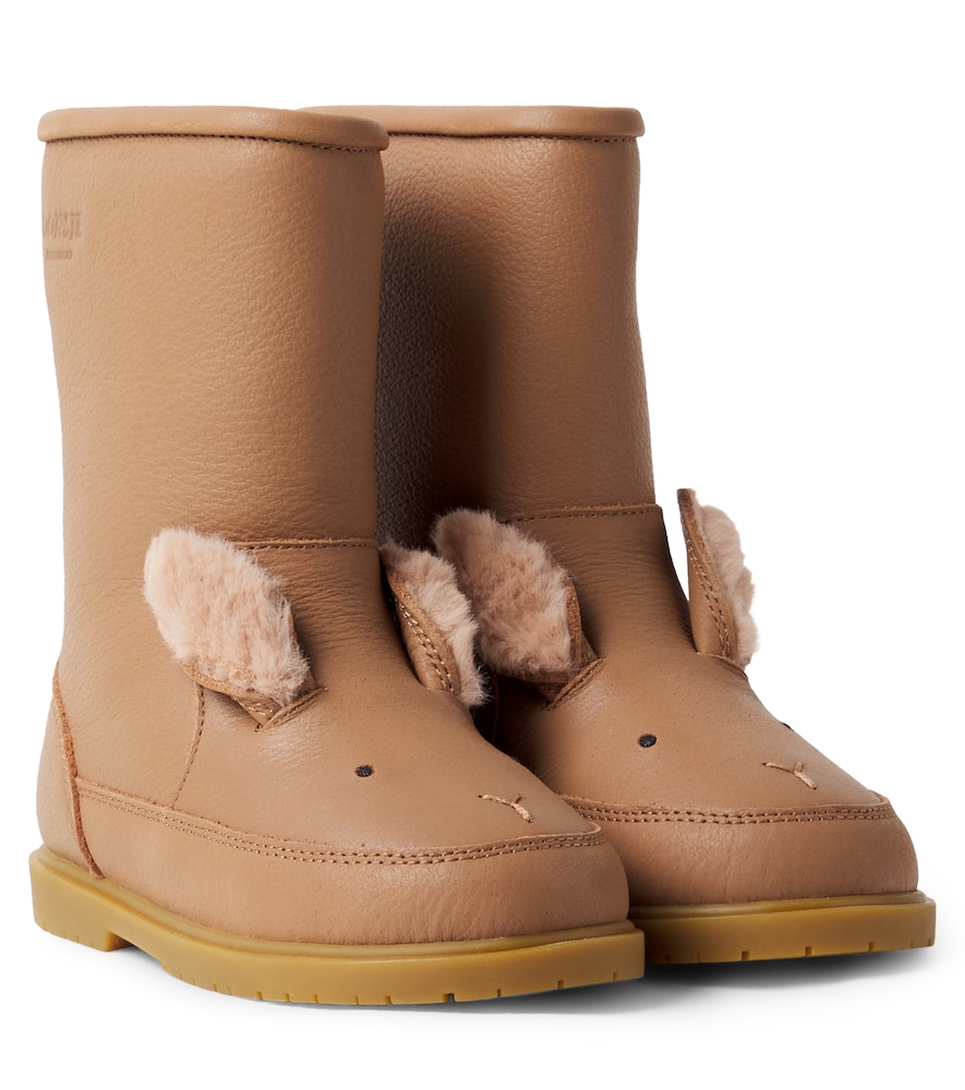 Donsje Brown Wadudu Leather Boots UK Size 7 - Mytheresa