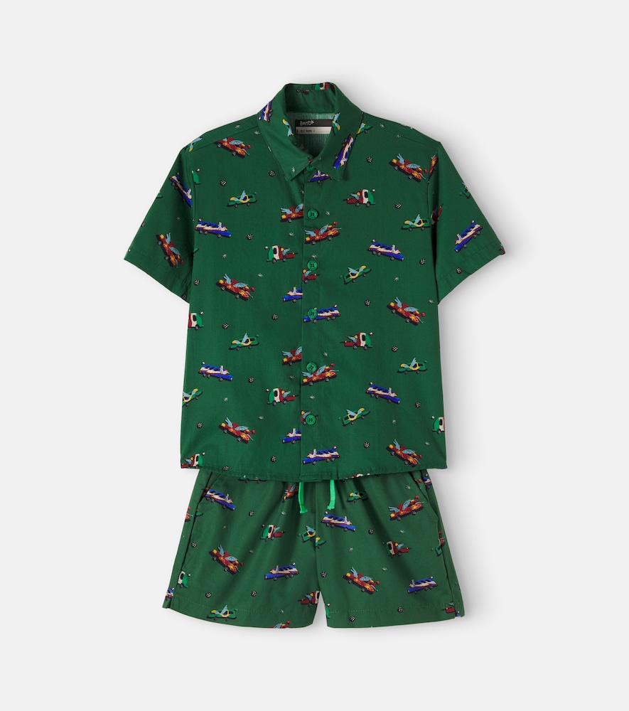 Fábula Bedrucktes Set aus Hemd und Shorts