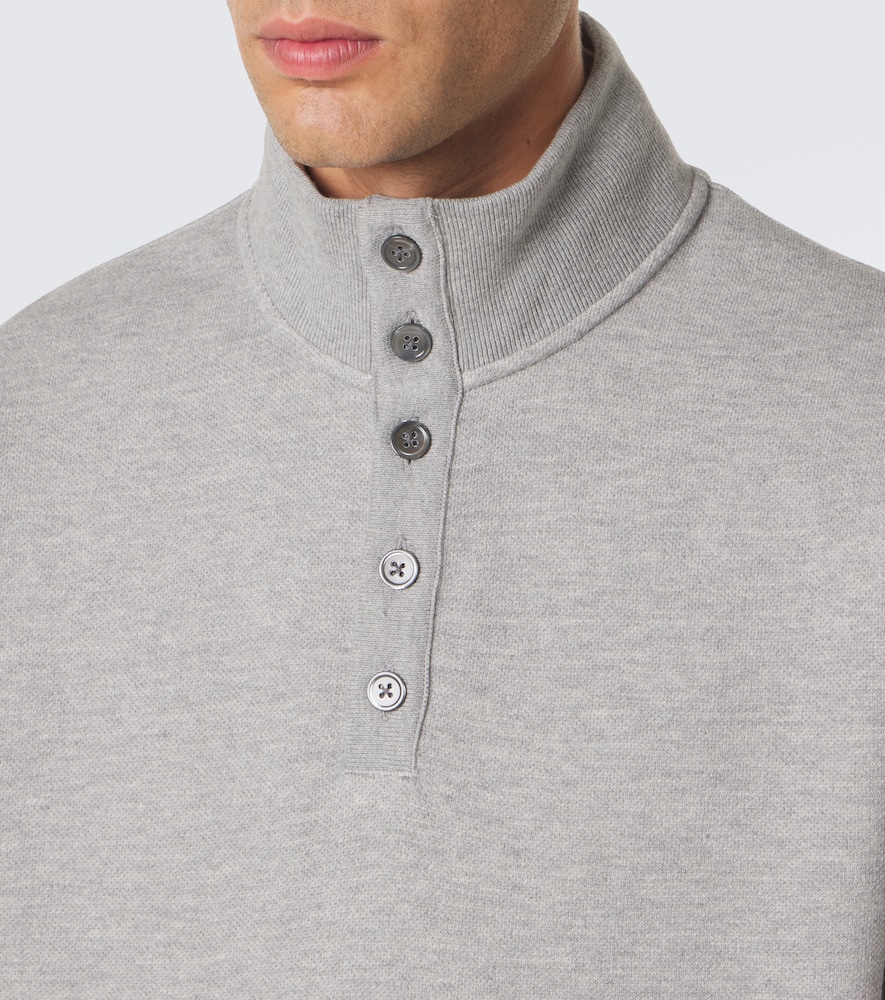 Cotton Piqué Sweatshirt