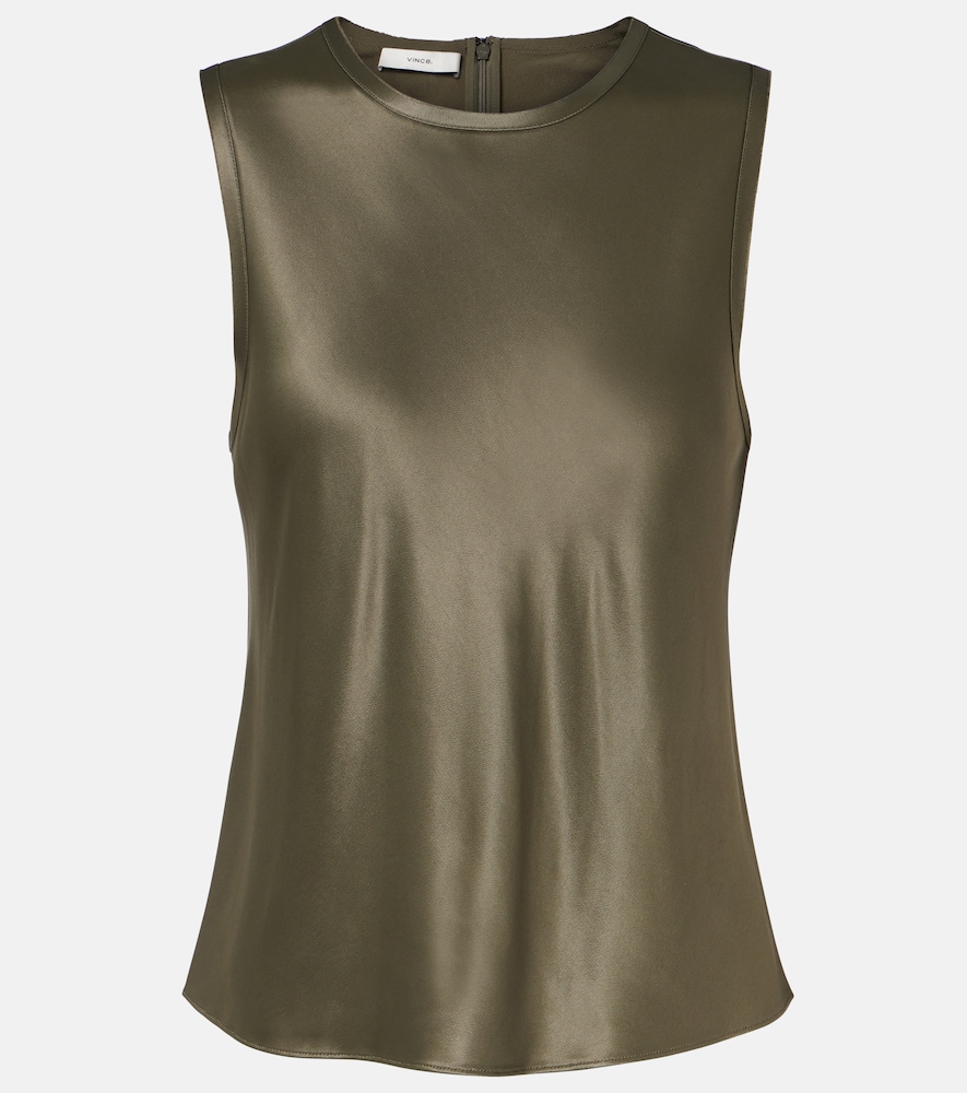 Top in satin