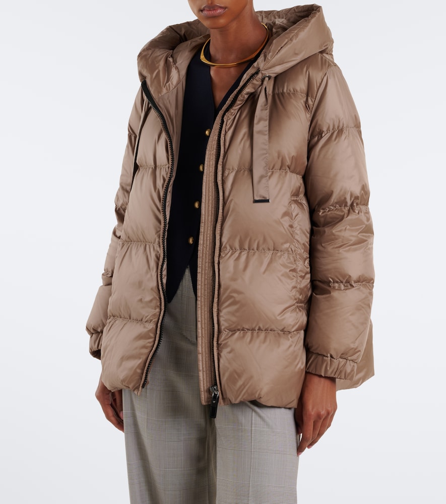 The Cube Hooded Quilted Down Jacket