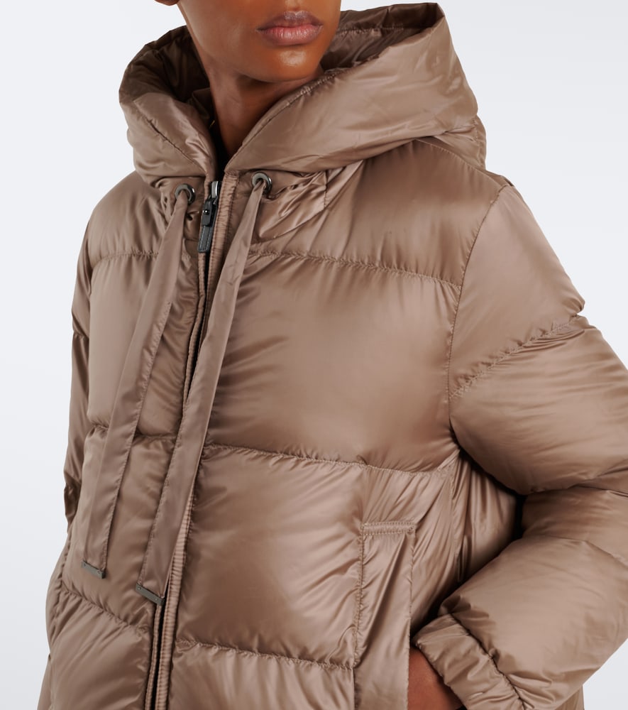 The Cube Hooded Quilted Down Jacket