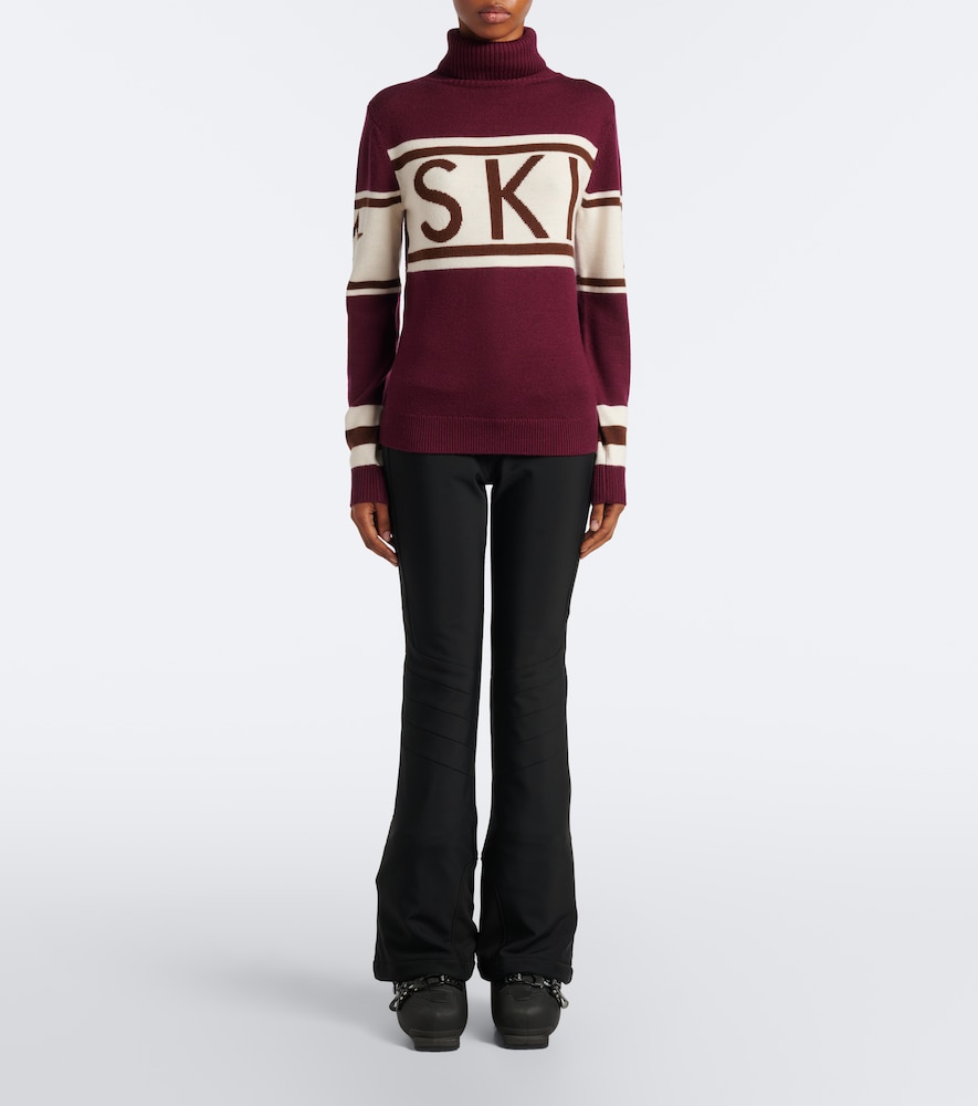 Schild Intarsia Wool Turtleneck Sweater