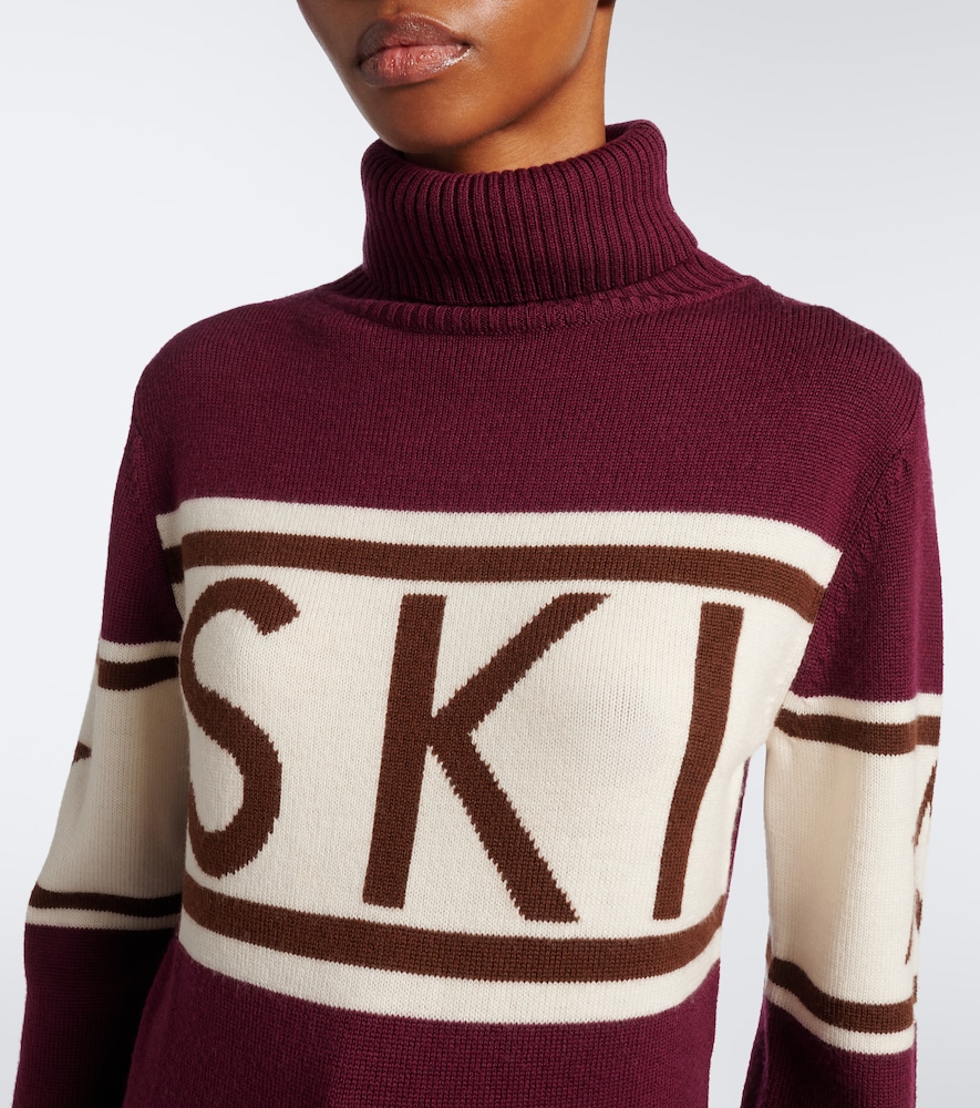 Schild Intarsia Wool Turtleneck Sweater