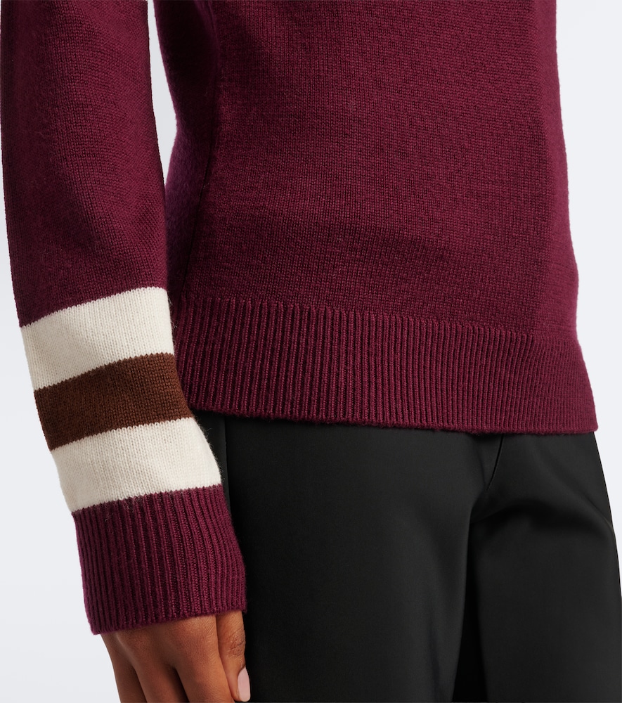 Schild Intarsia Wool Turtleneck Sweater
