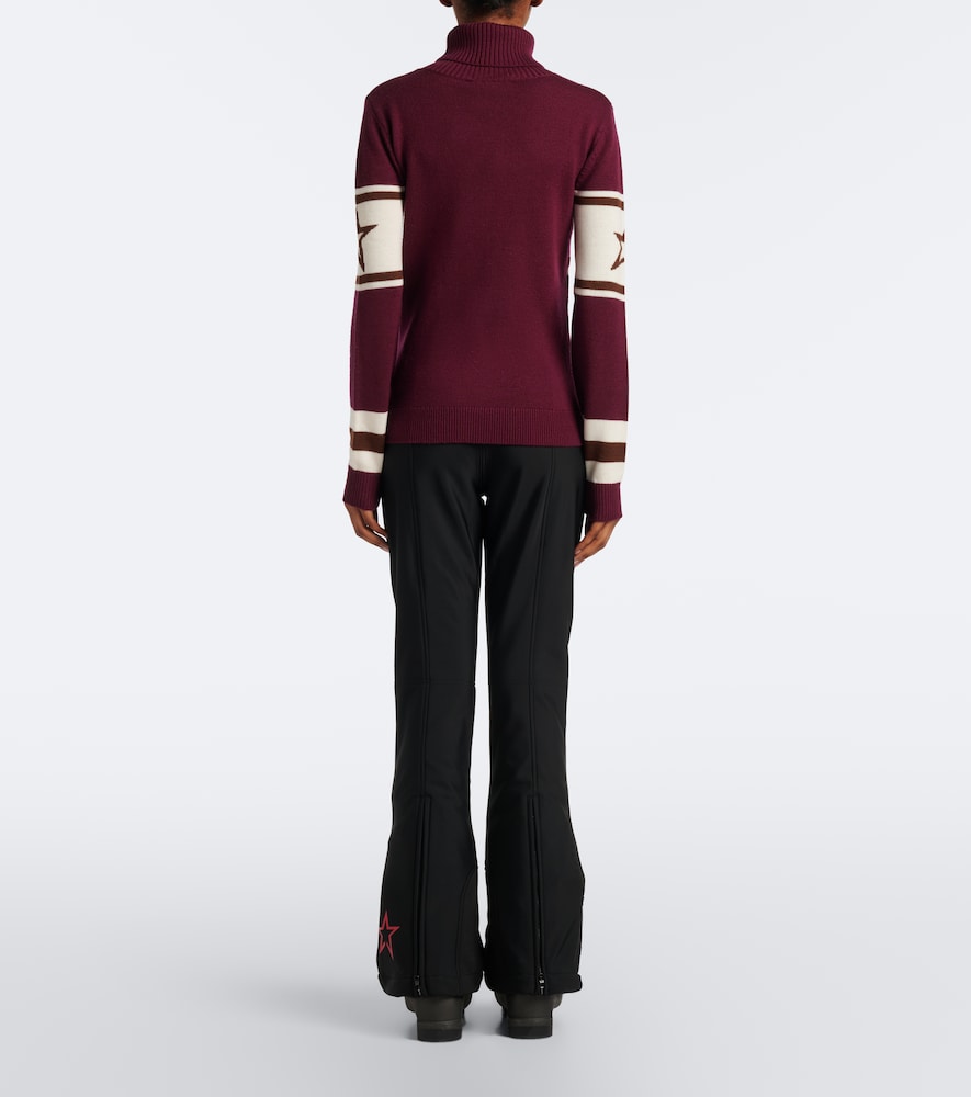 Schild Intarsia Wool Turtleneck Sweater