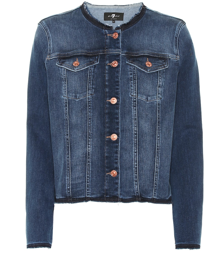 Click to view more detailed imagery on our partner's website 7 For All Mankind Denim Jacket In Blue