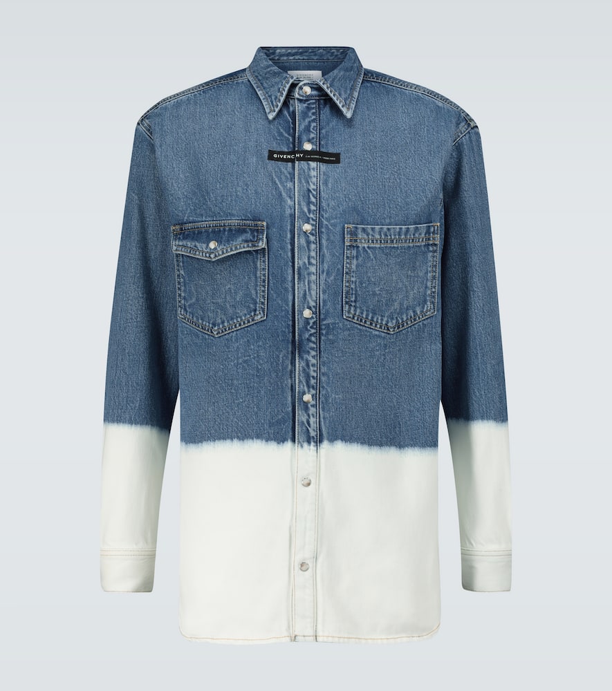 Dipdye denim shirt