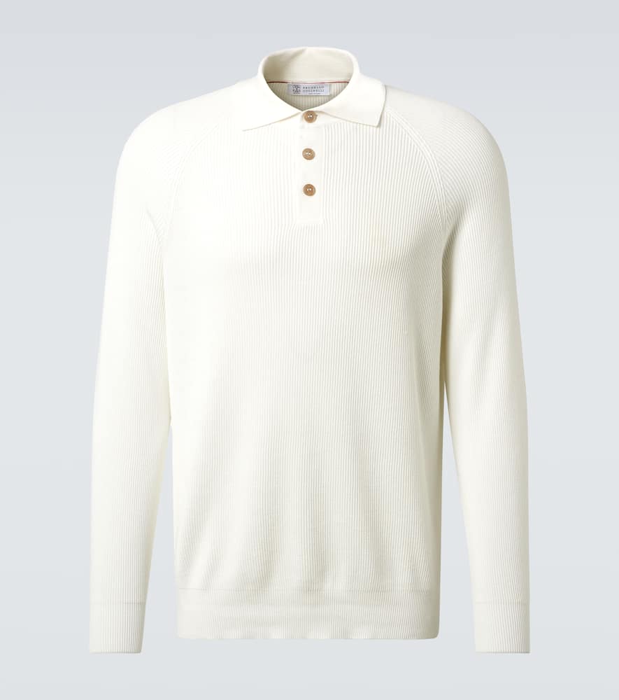 Brunello Cucinelli Cotton polo sweater
