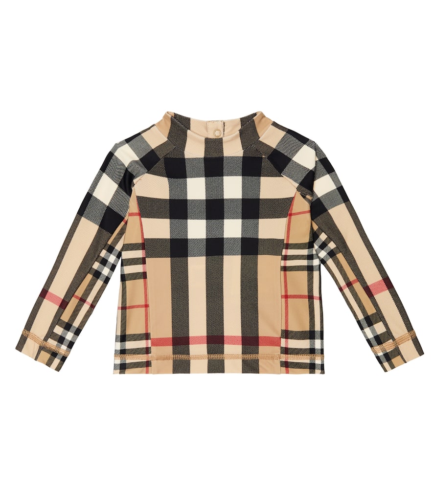 Burberry Kids Baby Vintage Check rashguard