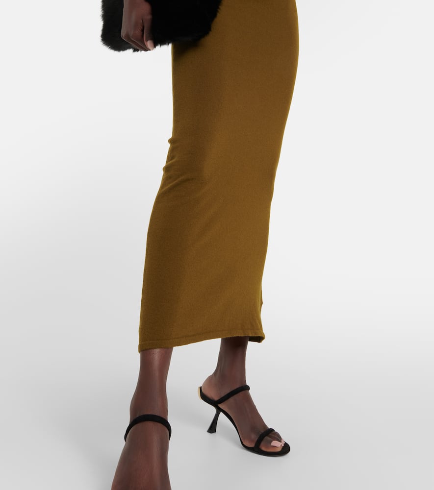 Khaite Maxikleid Jaime Aus Kaschmir In Green