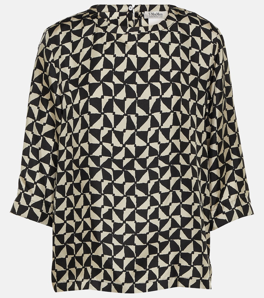'S Max Mara Relais silk blouse
