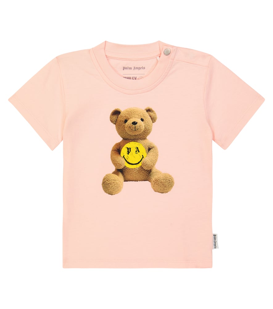 Palm Angels Kids Baby printed cotton jersey T-shirt