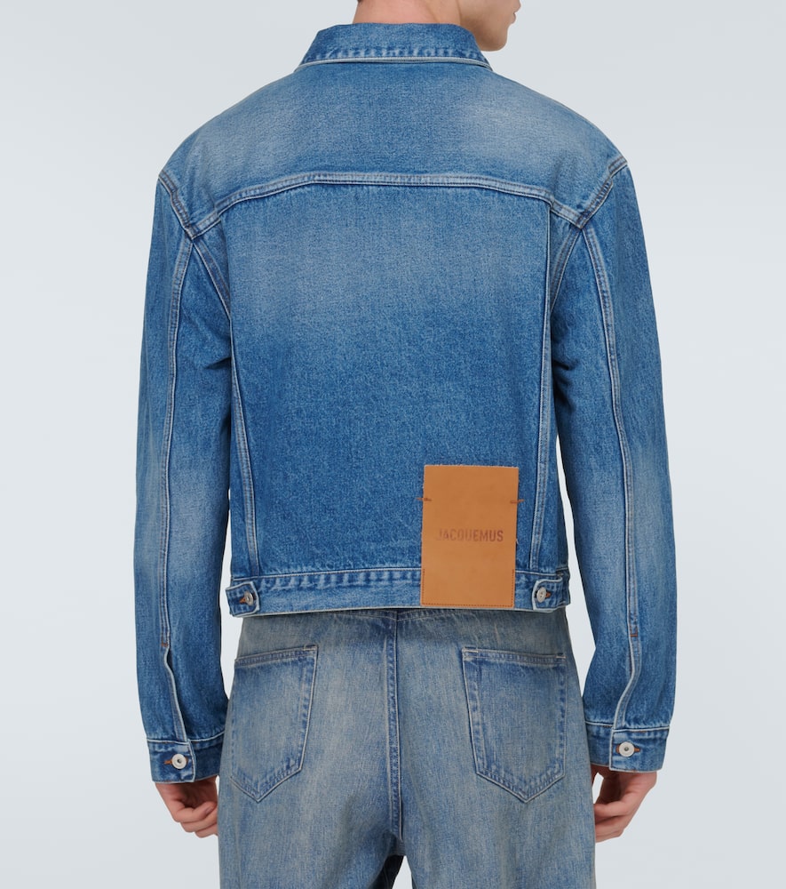 Shop Jacquemus La Veste De-nîmes Denim Jacket In Blue