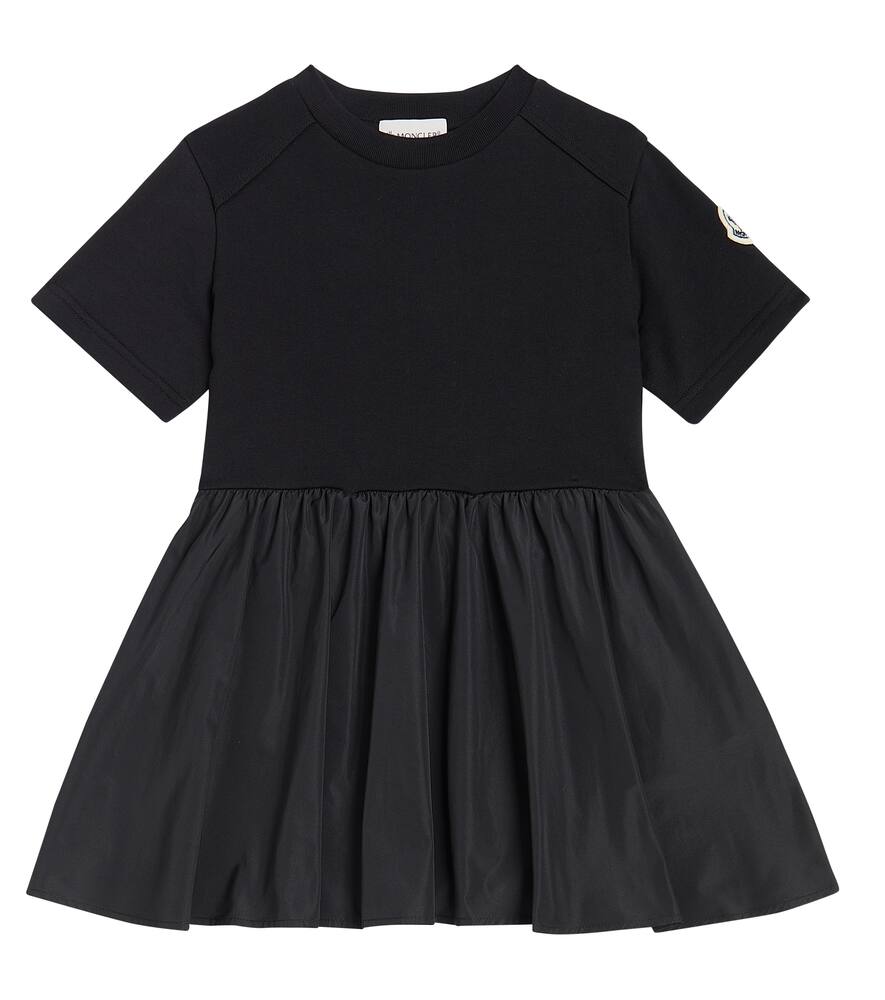Moncler Enfant Cotton and taffeta dress