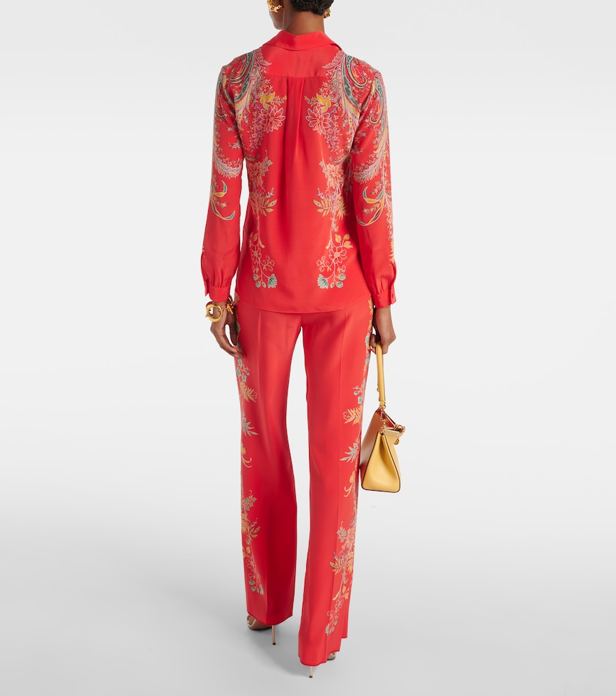  Etro Etro Hemd Aus Crêpe De Chine Aus Seide 