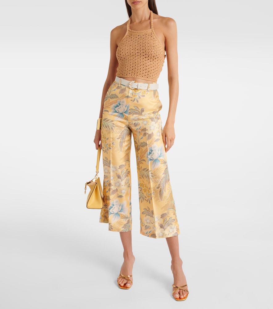 Etro Crochet cotton top