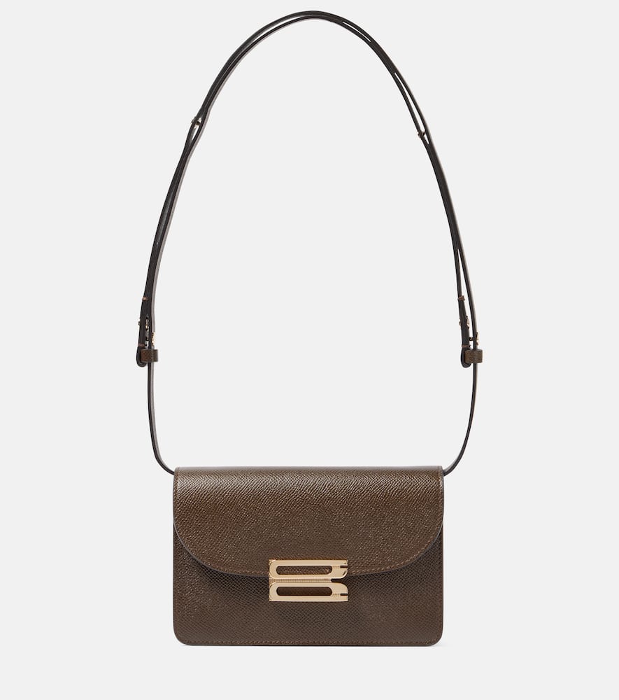 Leather shoulder bag