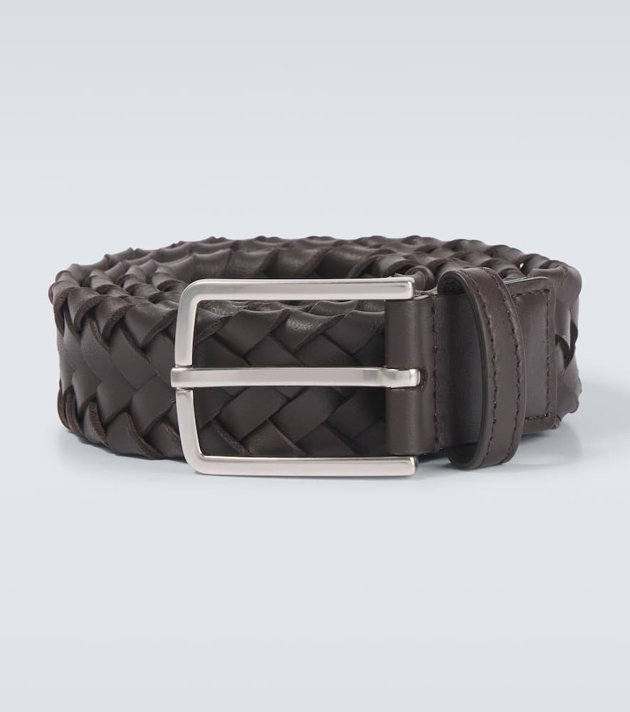 Intreccio Cabat leather belt