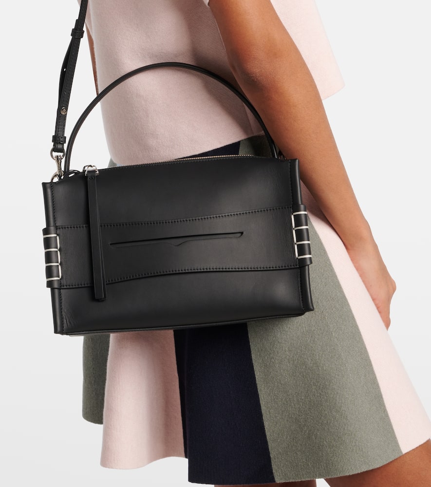 Jw Anderson Loafer Bag - Leather Shoulder Bag In Black