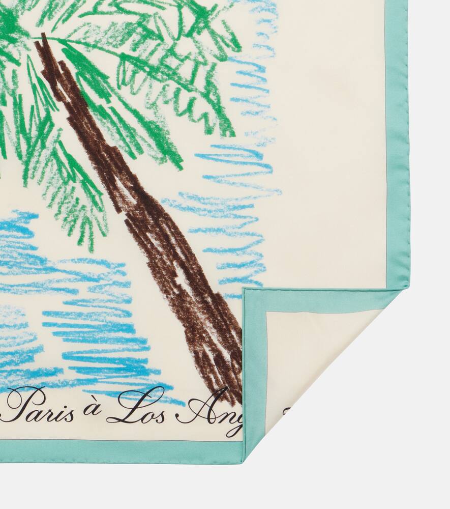 JACQUEMUS PALMIER PRINTED SILK SCARF
