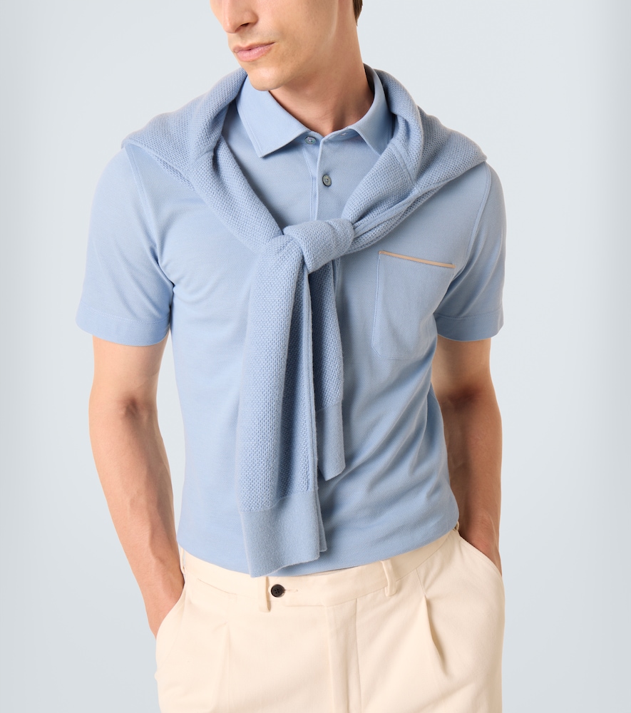 Cotton Piqué Polo Shirt