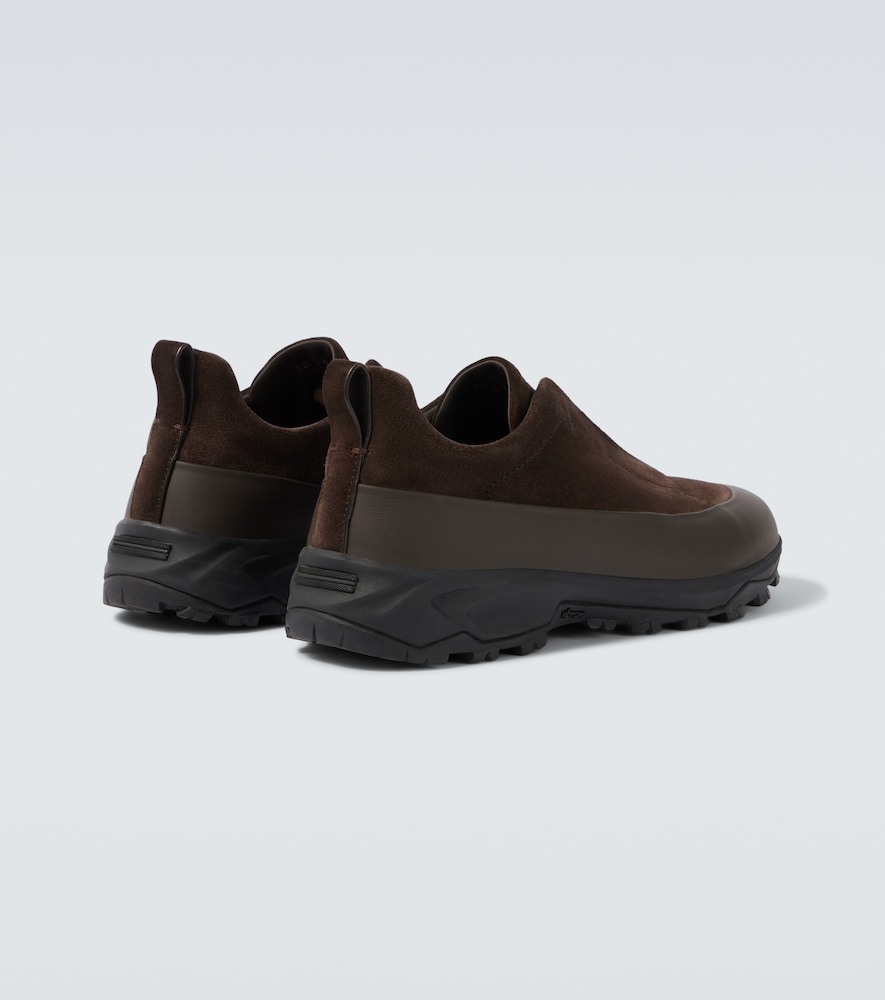  Zegna Zegna Sneakers Triple Stitch Monte Aus Veloursleder 