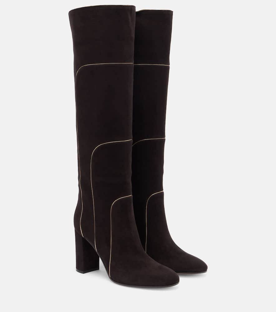 85 suede knee-high boots