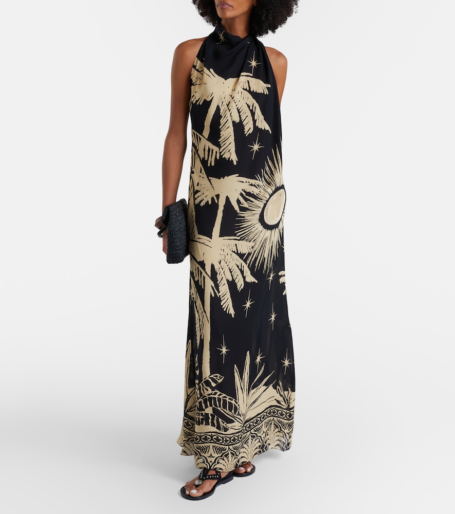 Johanna Ortiz Floral silk maxi dress