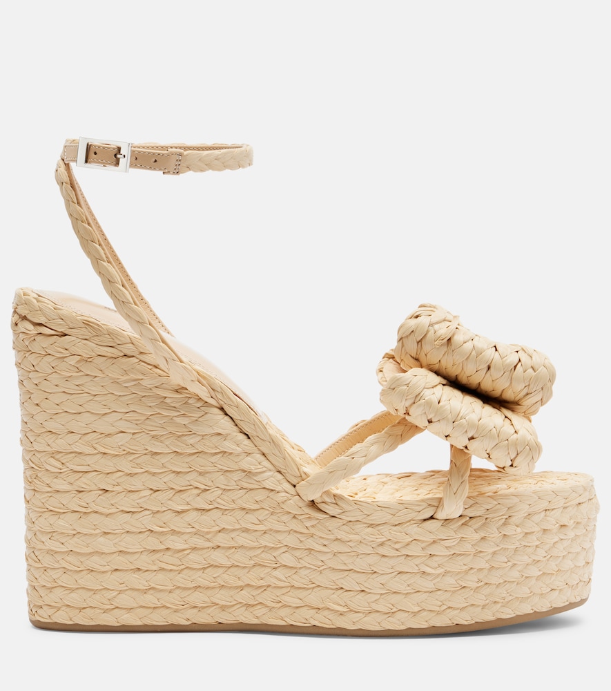  Mach & Mach Mach & Mach Espadrille-sandalen Le Cadeau Aus Raffiabast 
