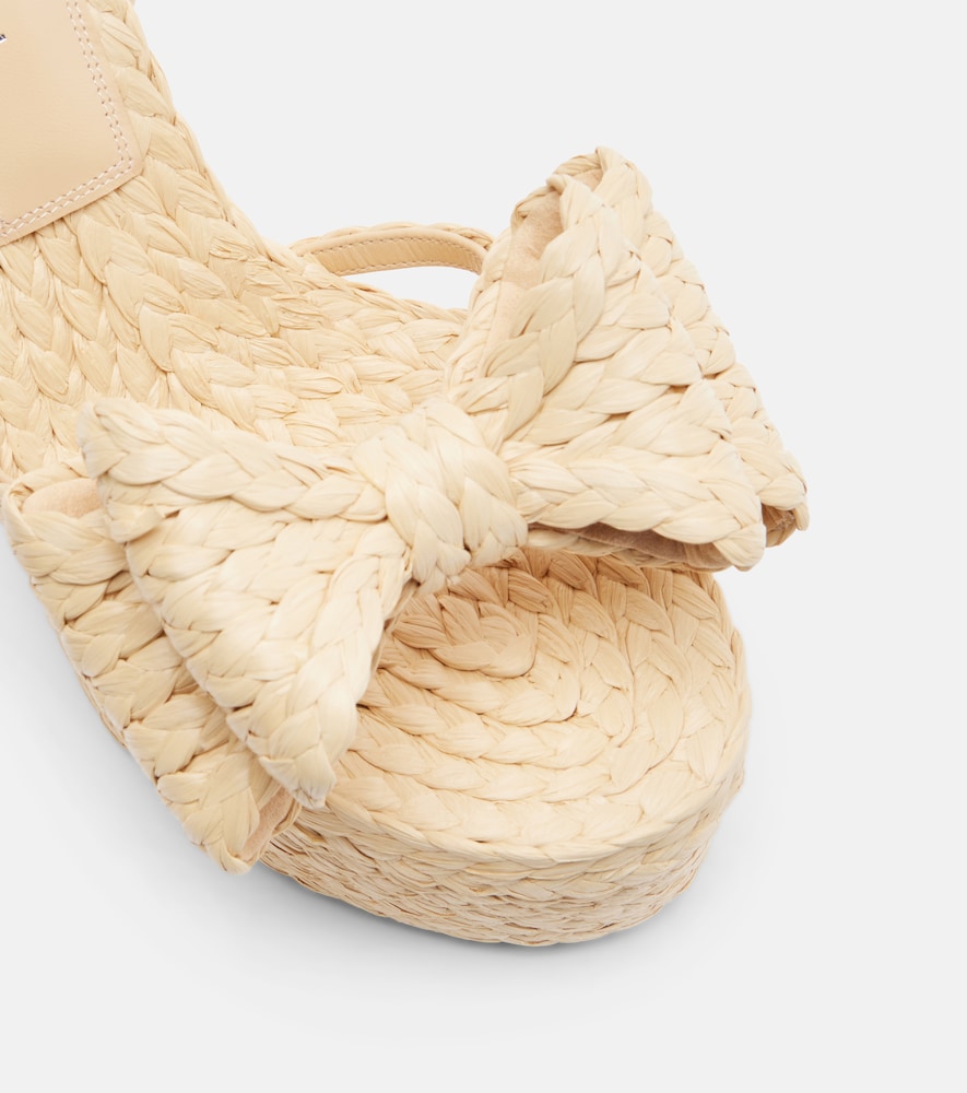  Mach & Mach Mach & Mach Espadrille-sandalen Le Cadeau Aus Raffiabast 