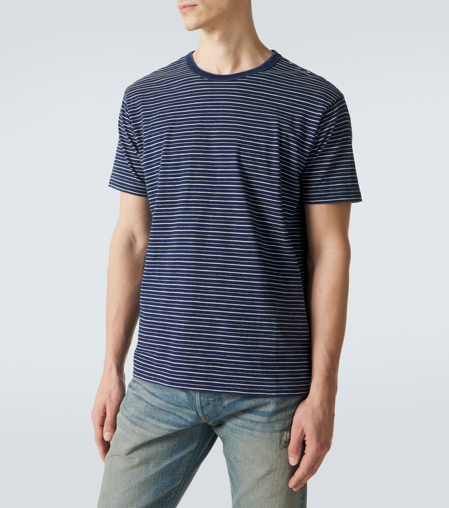  Rrl Rrl Striped Cotton Jersey T-shirt 