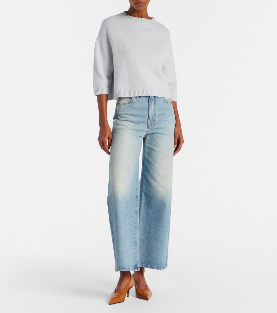 Khaite Sabina cropped cashmere sweater