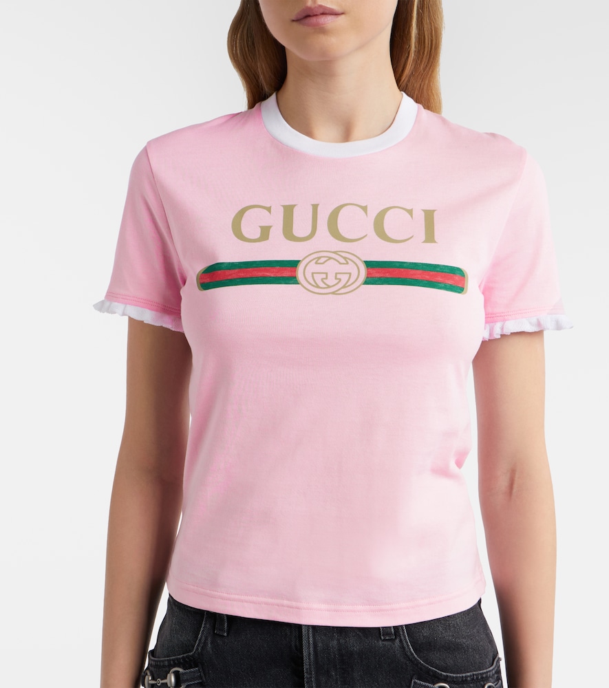  Gucci Gucci T-shirt Aus Baumwoll-jersey 