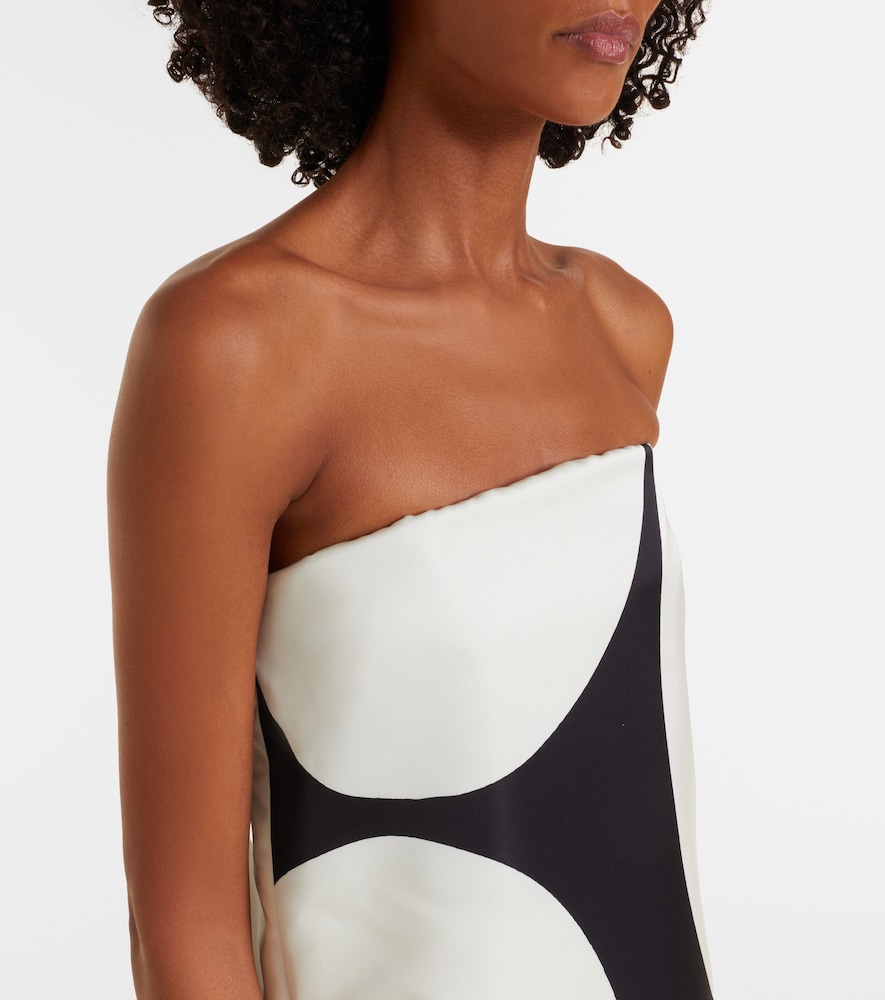  Dries Van Noten Dries Van Noten Polka Dots Satin Gown 