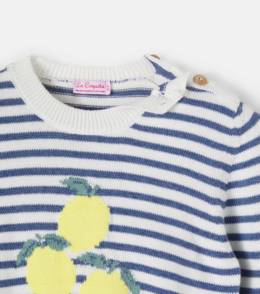  La Coqueta La Coqueta Pullover Limon Aus Baumwolle 