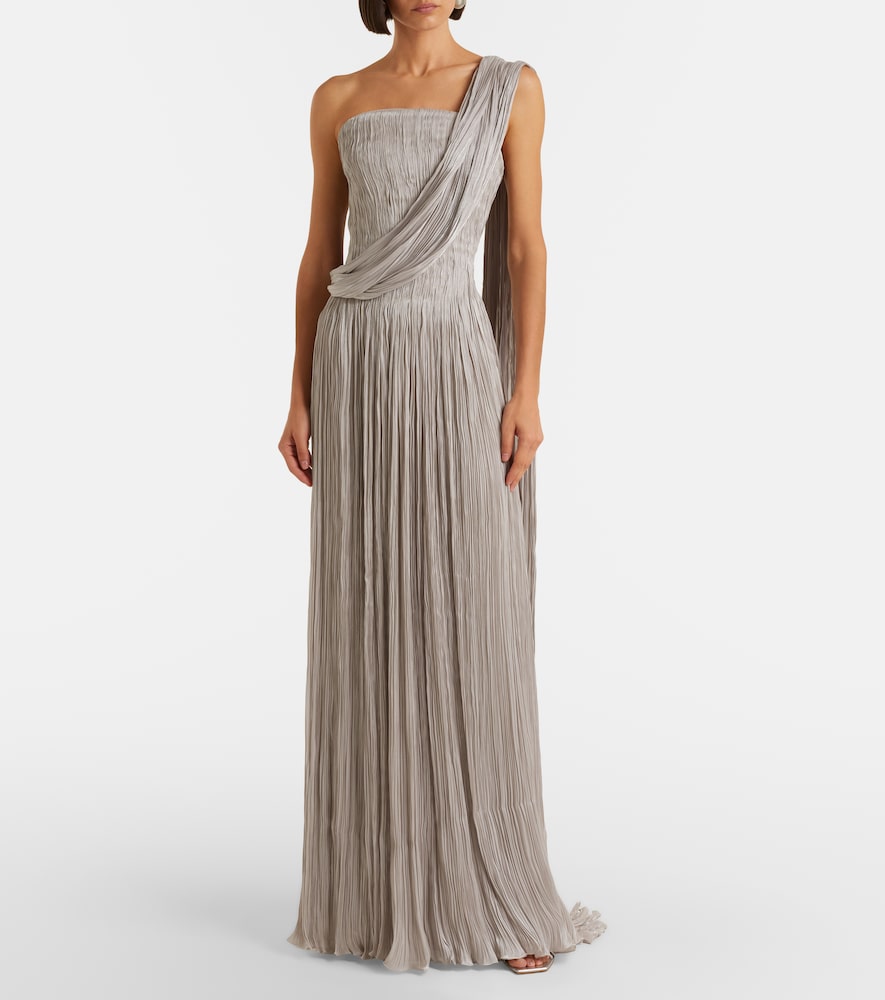  Marmar Halim Marmar Halim Pleated Bustier Gown 