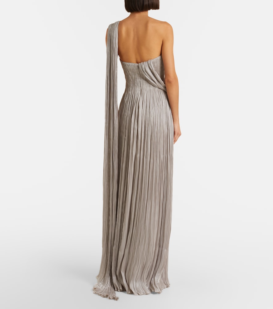  Marmar Halim Marmar Halim Pleated Bustier Gown 