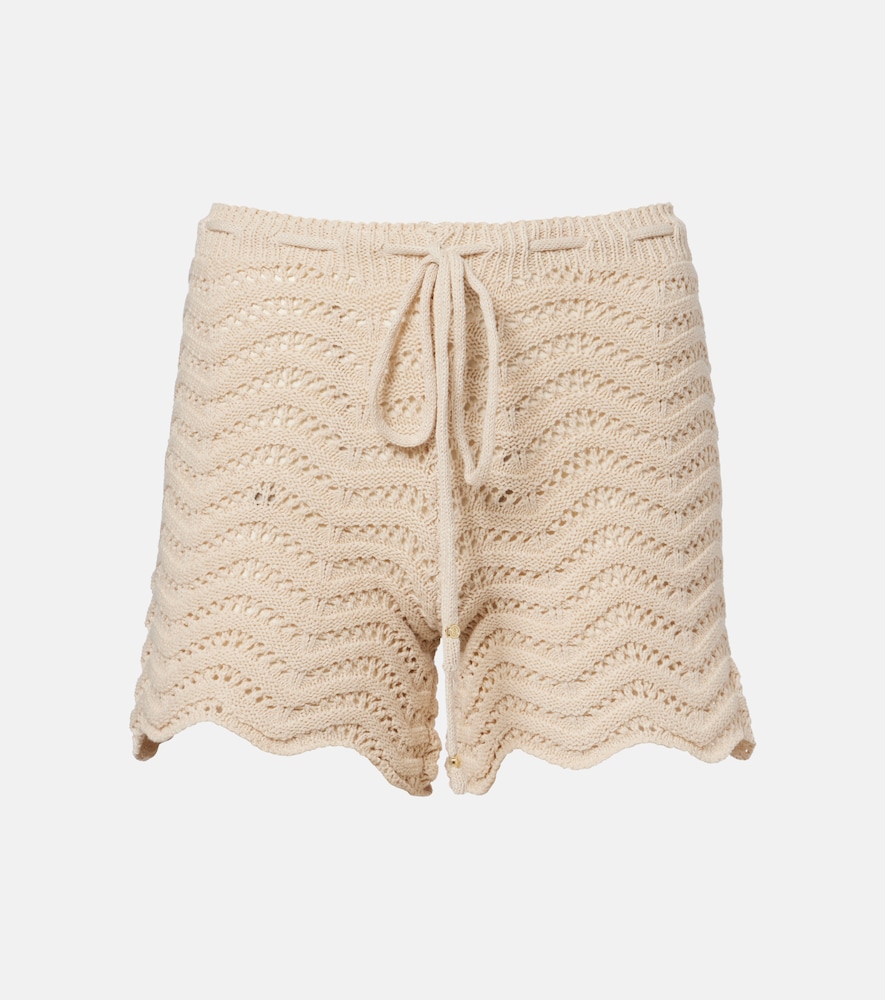 Bananhot Kim crochet cotton-blend shorts | Thumbnail 6 Bananhot Kim crochet cotton-blend shorts | Thumbnail 6