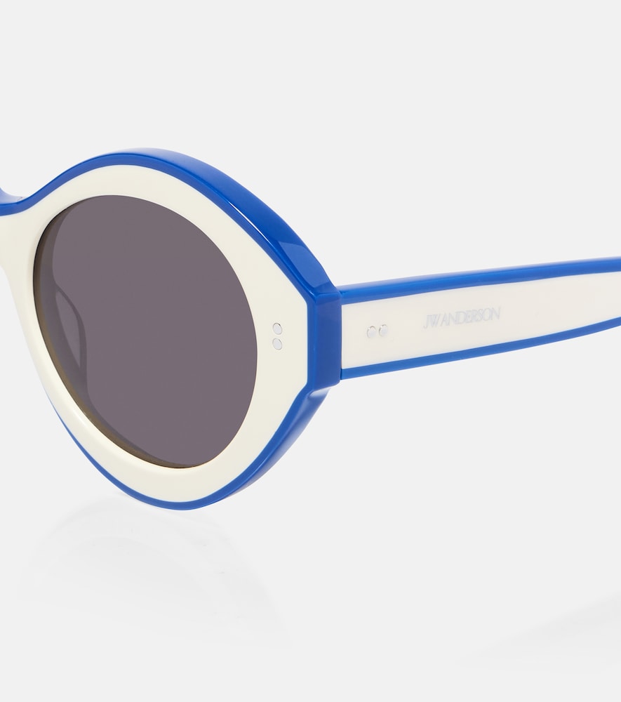  Jw Anderson Jw Anderson Runde Sonnenbrille Bumper 